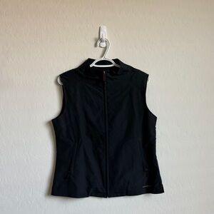 Vintage Burberry Golf Black Zip-Up Vest Sz. S